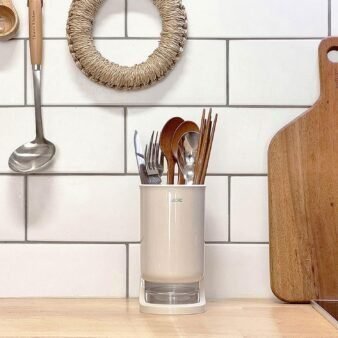 ✨️✨️Fluidic Self Draining Utensil Holder for Kitchen Counter